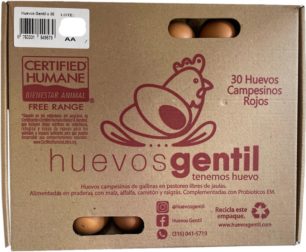 HUEVOS GENTIL CRIOLLO X UND